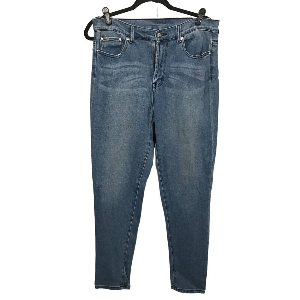 Diane Gilman Stretchy Straight Leg Jeans - Size 12